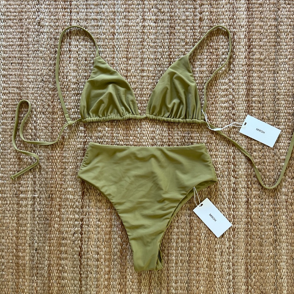 NWT Mikoh Green Bikini